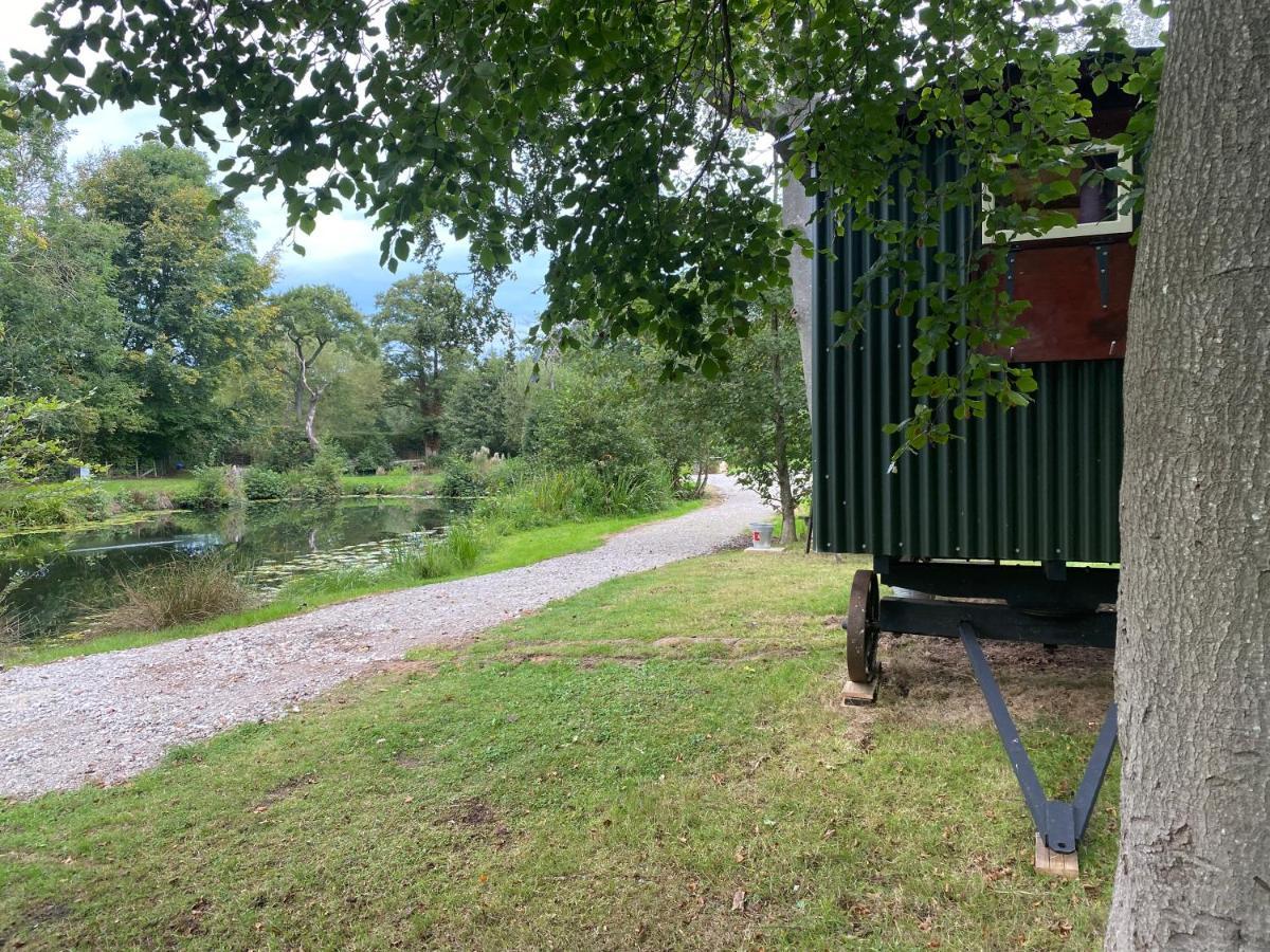 The Shepherd'S Hut - Wild Escapes Wrenbury Off Grid Glamping - Ages 12 And Over Baddiley エクステリア 写真