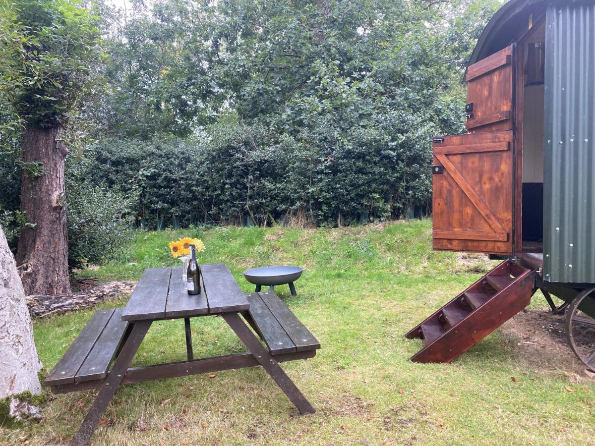 The Shepherd'S Hut - Wild Escapes Wrenbury Off Grid Glamping - Ages 12 And Over Baddiley エクステリア 写真